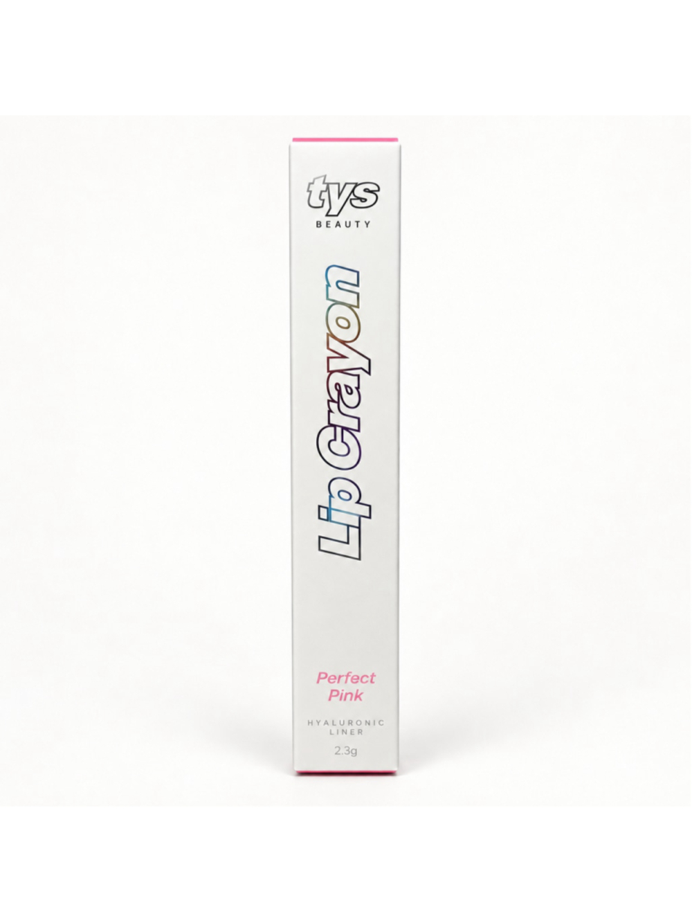 TYS Beauty Lip Crayon in Perfect Pink